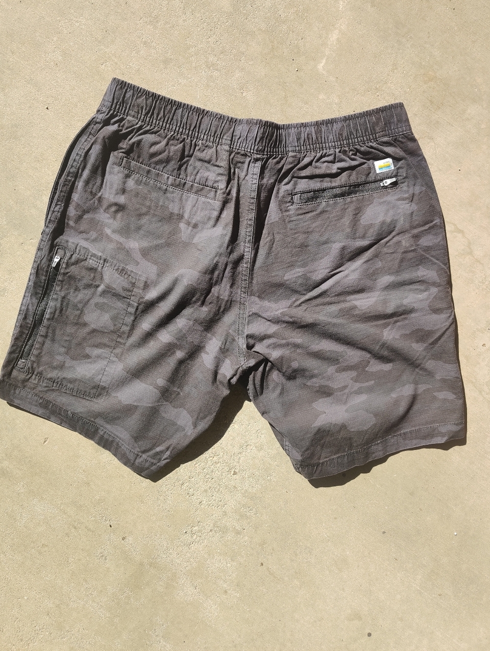Vuori Black Multicam Ripstop Shorts Sz L - Picture 5 of 5